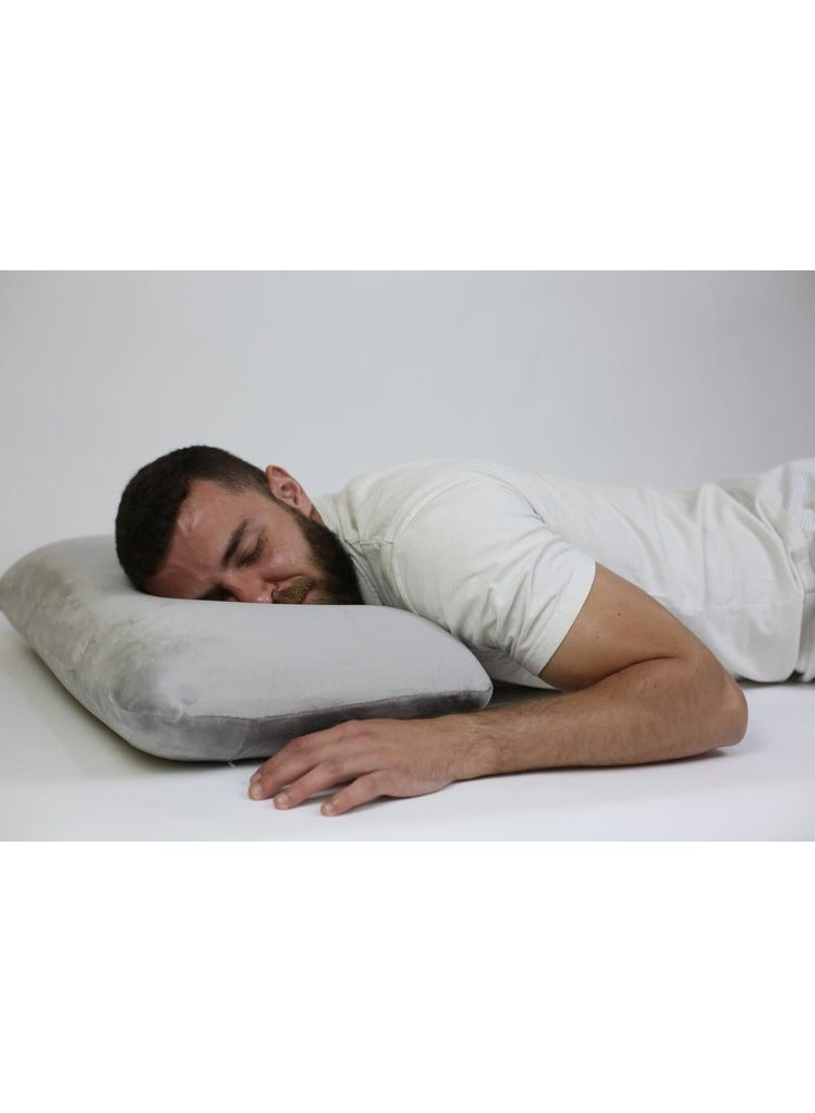 Max Comfort Gray Memory Foam Hotel Neck Shoulder Pain  - Image 2