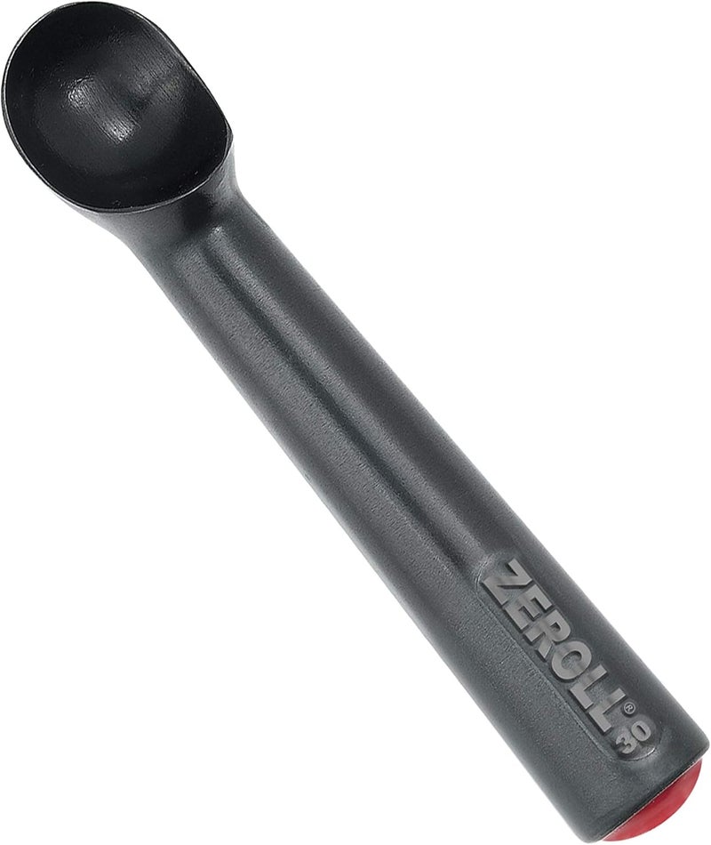 Zeroll 1030-ZT Zerolon Hardcoat Anodized Commercial Ice Cream Scoop with Liquid Filled Handle - 1-Ounce, Black - Image 2