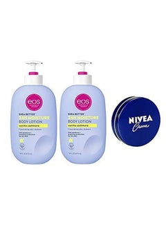 Shea Better 24 Moisture Body Lotion. Vanilla Cashmere. 16 Fl Oz. ( Pack Of 2) Travel Size Body Cream 1 Oz. 3 Piece Set