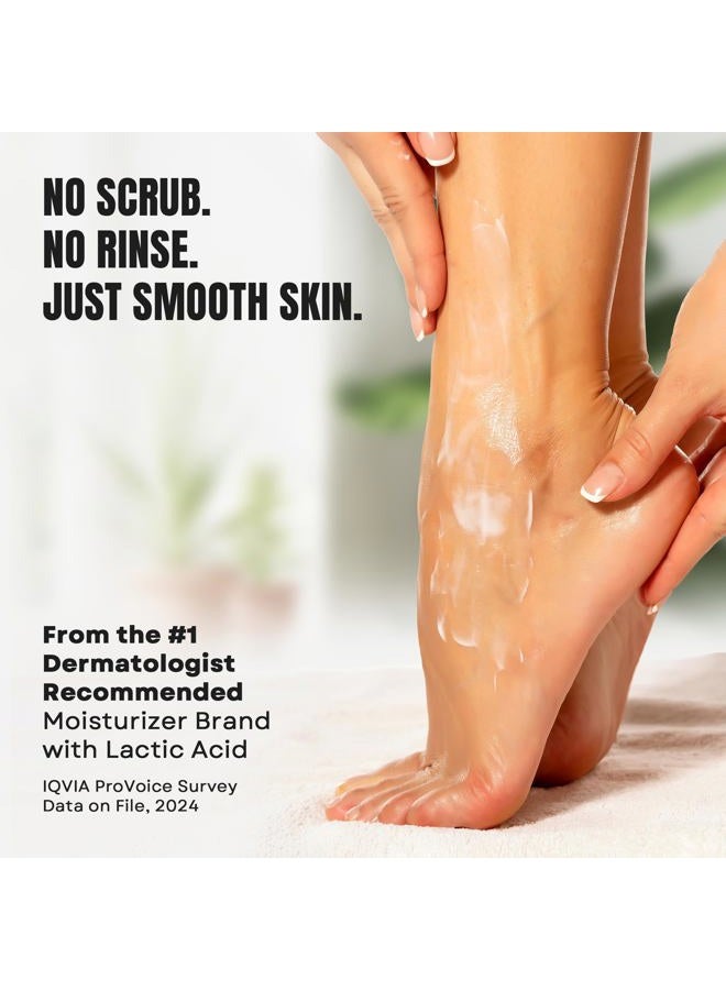 AmLactin Foot Repair Cream with Moisturizing Socks - Therapeutic Foot Cream for Dry Cracked Heels and Feet - No-Scrub Exfoliator and Moisturizer with 15% Lactic Acid AHA - 3 oz (Packaging May Vary)​ - Image 5