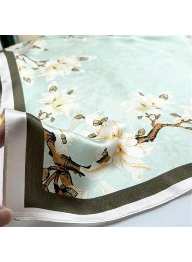 Arabest Women's Lightweight Square Mulberry Silk Scarf-Satin Head Hair Sleeping Scarf 21x21 - Image 3