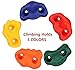 Yaegoo 25pcs Rock Climbing Holds Rock Climbing Holds with Climbing Rope and Handles Mounting Hardware Included - Image 3