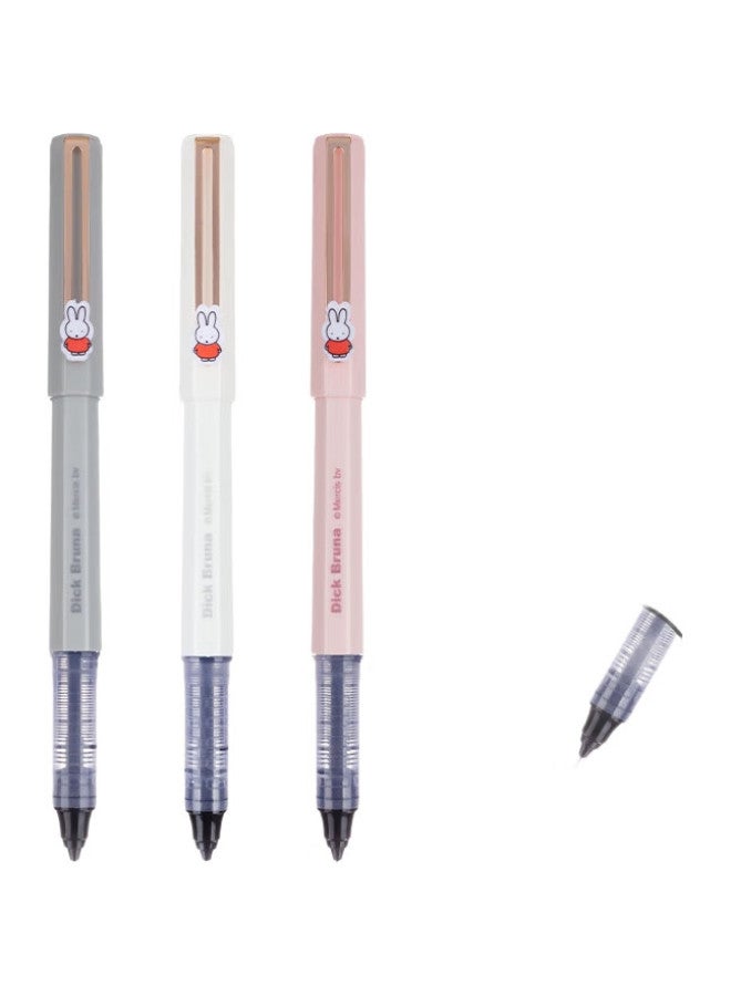 M.G Chenguang (M&G) Stationery 0.5Mm Black Gel Pen, Miffy Series Direct Liquid Signing Pen, Full Needle Tube Water Pen, 12 Pcs/Box Frpb1803 For Postgraduate Entrance Exam - Image 3