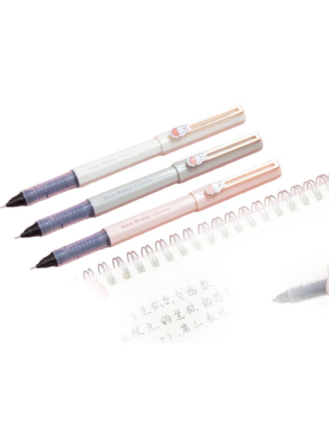 M.G Chenguang (M&G) Stationery 0.5Mm Black Gel Pen, Miffy Series Direct Liquid Signing Pen, Full Needle Tube Water Pen, 12 Pcs/Box Frpb1803 For Postgraduate Entrance Exam - Image 2