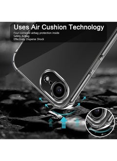 Case Up Apple iPhone 16e 2025 Clear Case, Shock-Absorption TPU Cell Phone Cover with Reinforced Corners, Soft Flexible & Crystal Clear Protective Bumper Case  - Image 4