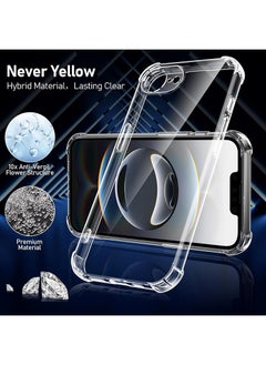 Case Up Apple iPhone 16e 2025 Clear Case, Shock-Absorption TPU Cell Phone Cover with Reinforced Corners, Soft Flexible & Crystal Clear Protective Bumper Case  - Image 5