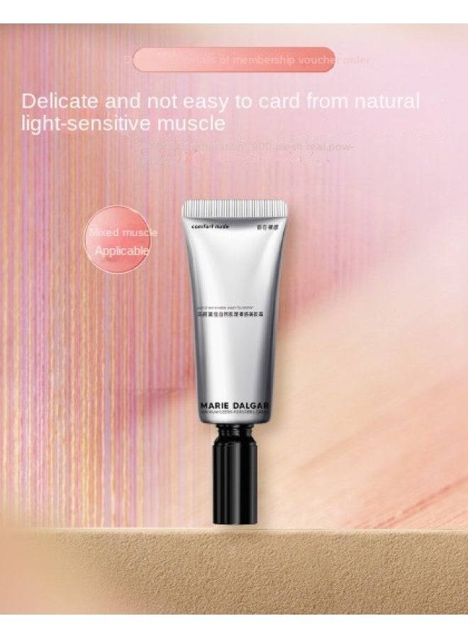 900-mesh Natural Texture Nude Finish Cream Foundation, Hydrating And Long-lasting, Portable Size - Image 1