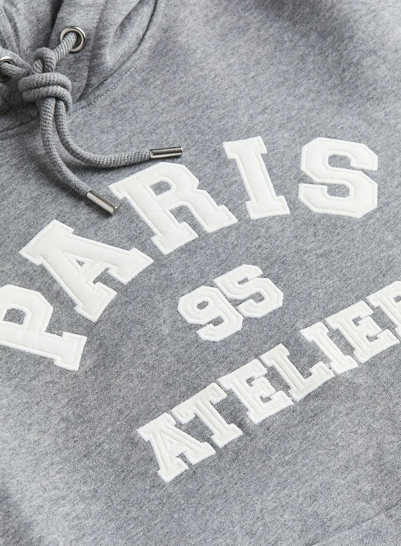 اتش اند ام Graphic Pocket Detail Hoodie