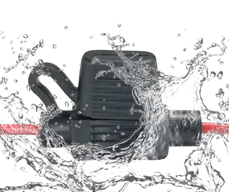 VANTRONIK Waterproof Mini Inline Fuse Holder with 20 Gauge AWG Wire 12 Inches Long, Fit for ATM Blade Small Fuse in Vehicle/Boat/RV/Tractor, 3 Pack - Image 2