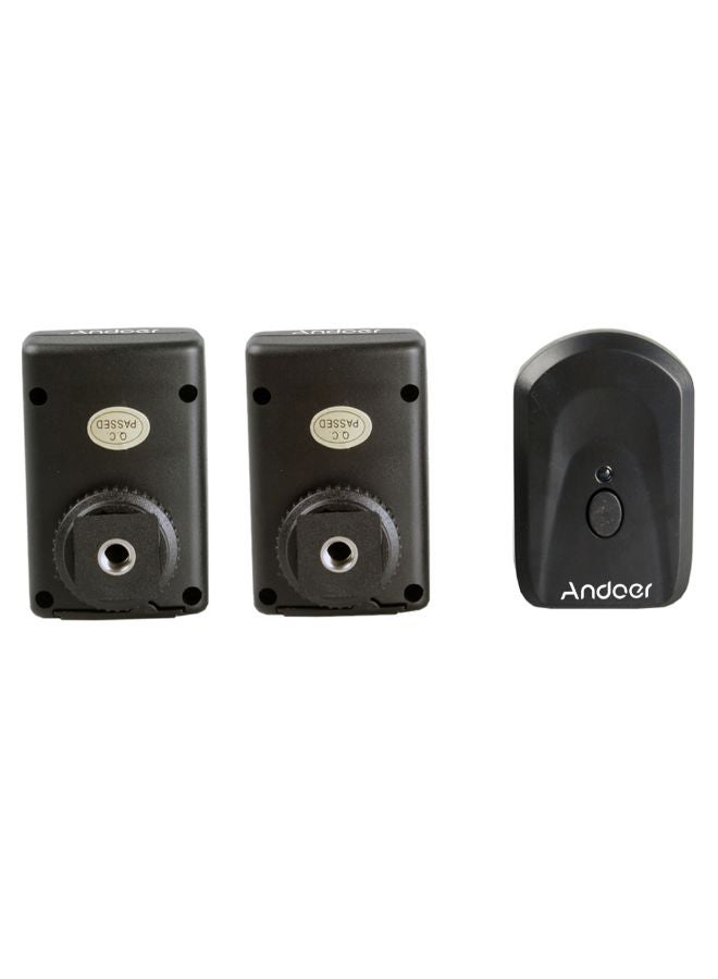 ANDOER PT-04GY Wireless Speedlight Remote Flash Trigger Black - Image 2