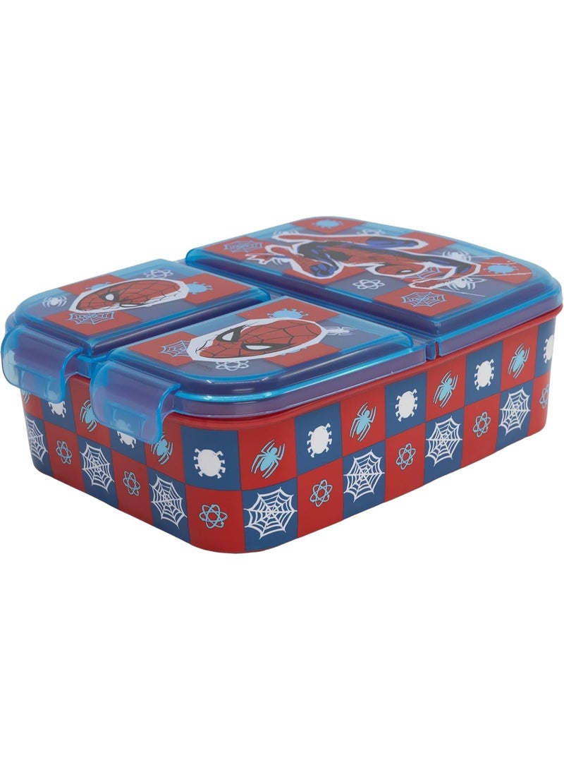 STOR Multi Compartment Sandwich Box Spiderman Moving Target - Image 1