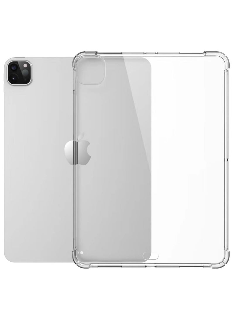 Case for iPad Pro 13-inch 2024 (M4) Support Pencil Charging, Soft TPU Transparent Back Corners Bumper Protective Cover Anti-Scratch Shock Proof Lightweight Shell for iPad Pro 13 2024 - Image 2