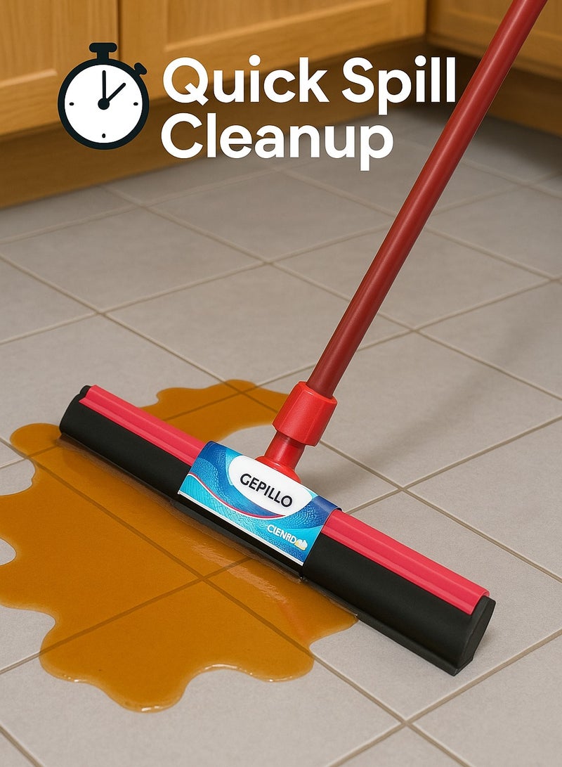 CEPILLO Floor Wiper With Stick 45cm Multipurpose-All kind of floor for Home Kitchen Bathroom Inside and Outside Easy to Handle - Image 3