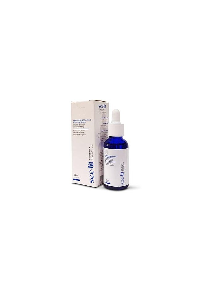 See-Lit - Hyaluronic Acid & Vitamin B Plumping Face Serum 30ml - Image 1