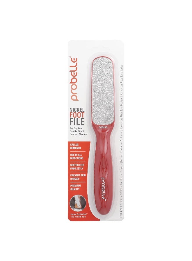 Probelle, Nickel Foot File, Coarse/Medium, 1 Count - Image 2