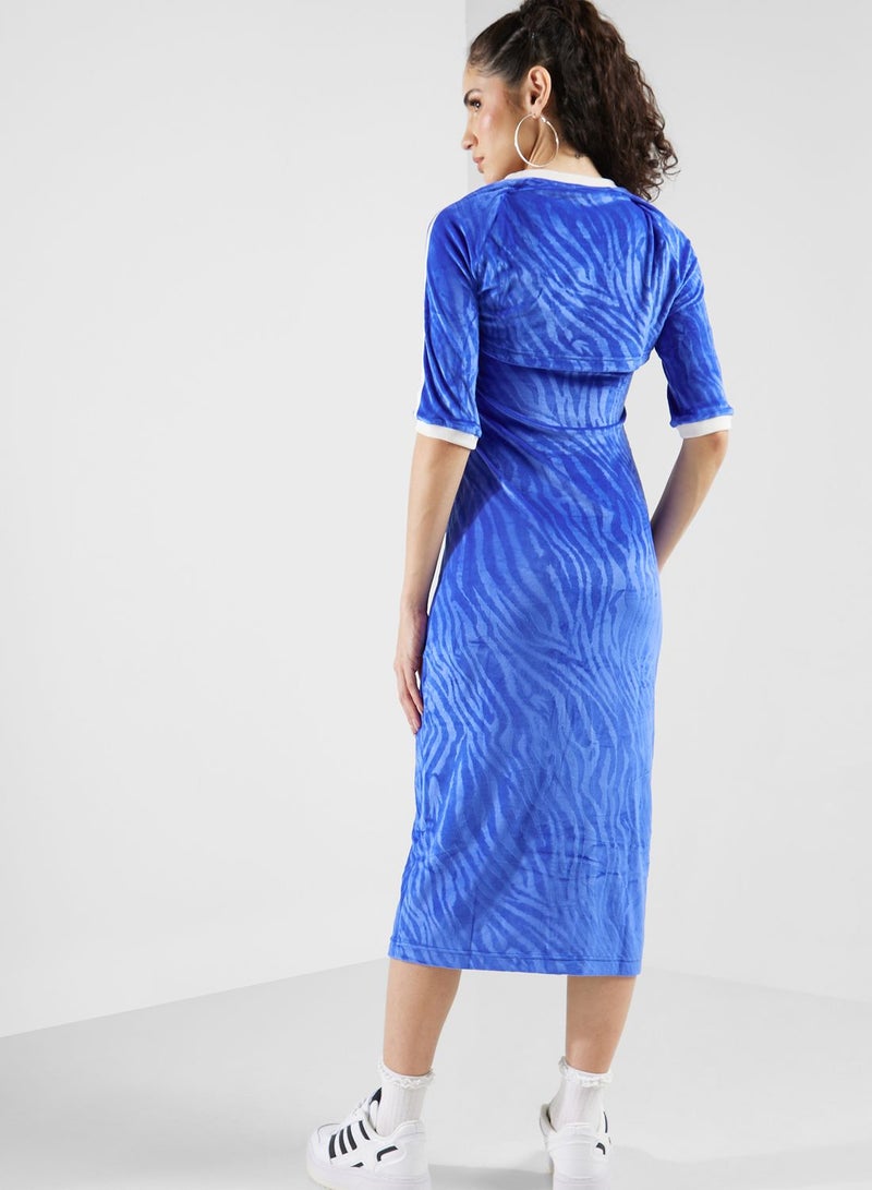 adidas Originals Animal Print Dress  - Image 3