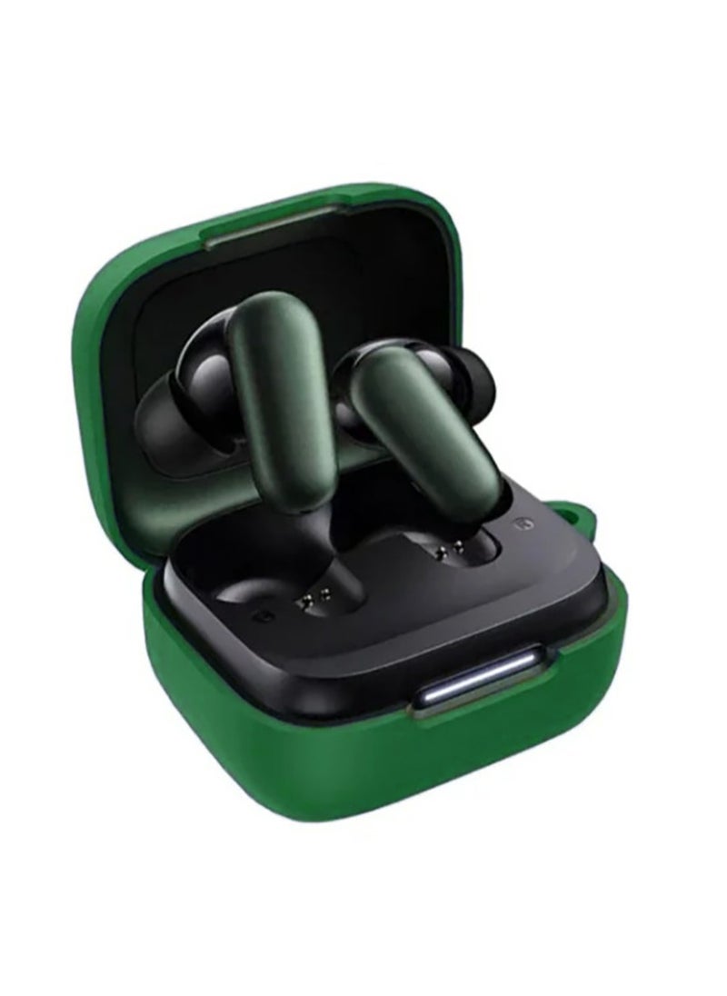 Generic Silicone Case for Anker Soundcore P30i/R50i NC Earphone case, Anti Drop and dustproof Earbuds case Cover With Hook（Green）  - Image 1