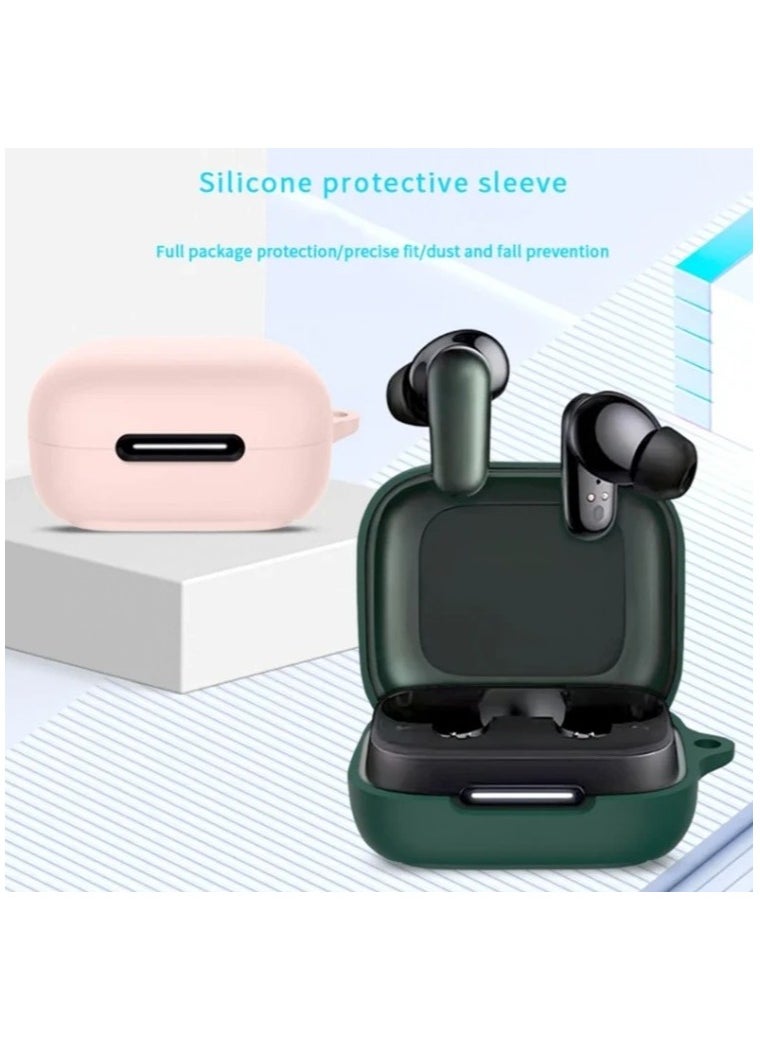 Generic Silicone Case for Anker Soundcore P30i/R50i NC Earphone case, Anti Drop and dustproof Earbuds case Cover With Hook（Green）  - Image 4