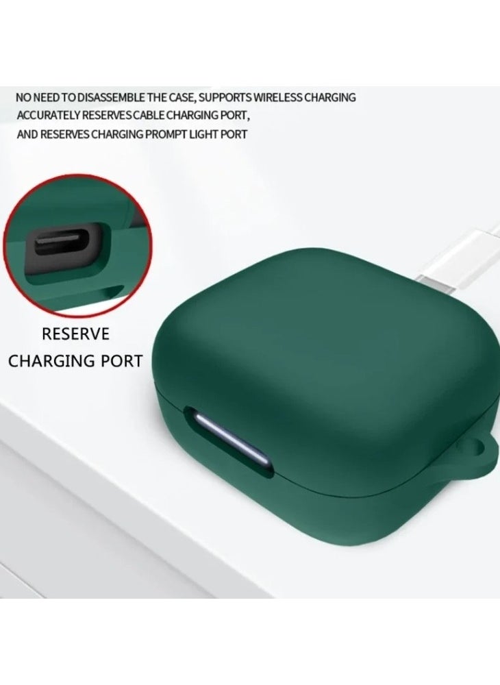 Generic - Silicone Case for Anker Soundcore P30i/R50i NC Earphone case, Anti Drop and dustproof Earbuds case Cover With Hook（Green） - Image 1