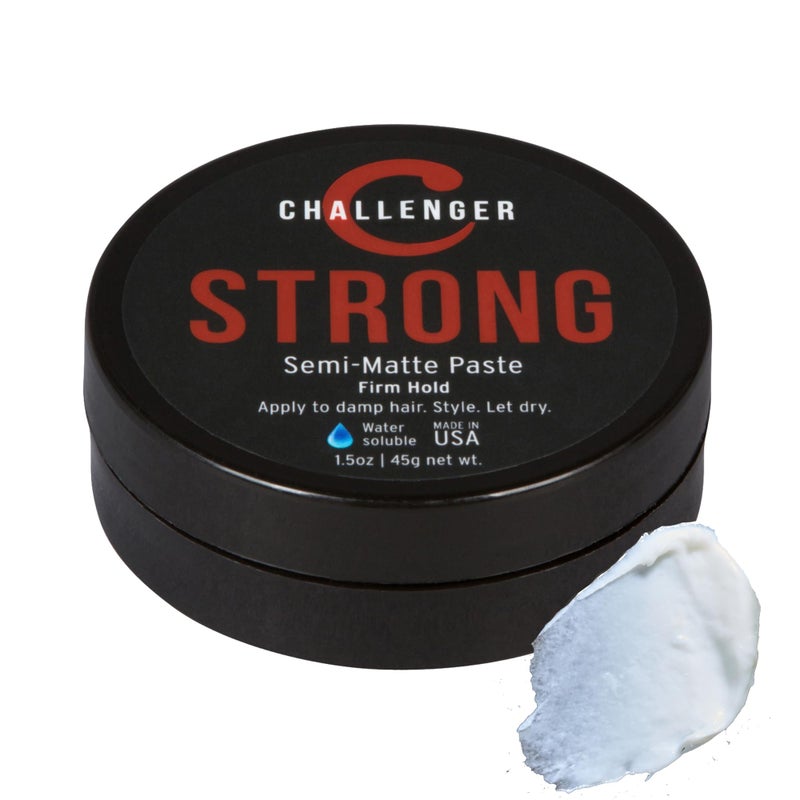 Challenger Strong SemiMatte Paste  45 ml Firm Hold TravelFriendly WaterBased MultiUse Styling Product - Image 4