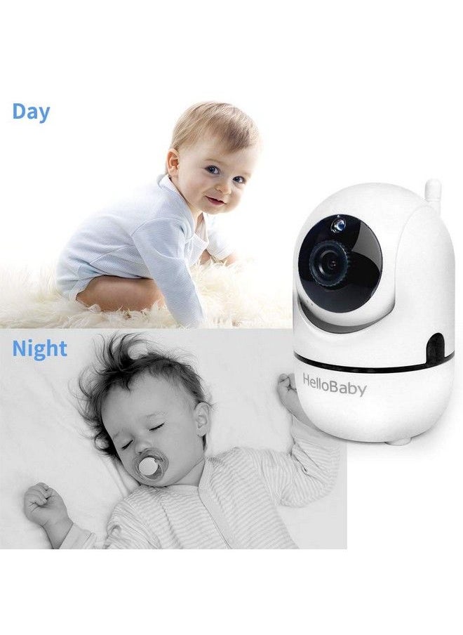 Hellobaby Video Baby Monitor With Remote Camera Pantiltzoom 3.2 Color Lcd Screen Infrared Night Vision Temperature Display Lullaby Two Way Audio  - Image 5