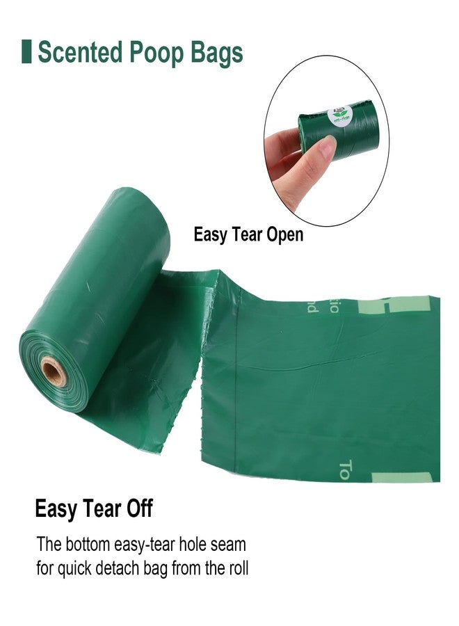 Eco Clean ECO-CLEAN Poop Bags for Dogs, Scented Dog Waste Bags with Dispenser, 24 Rolls/360 Count, Leak Proof, Durable, Green - Image 3