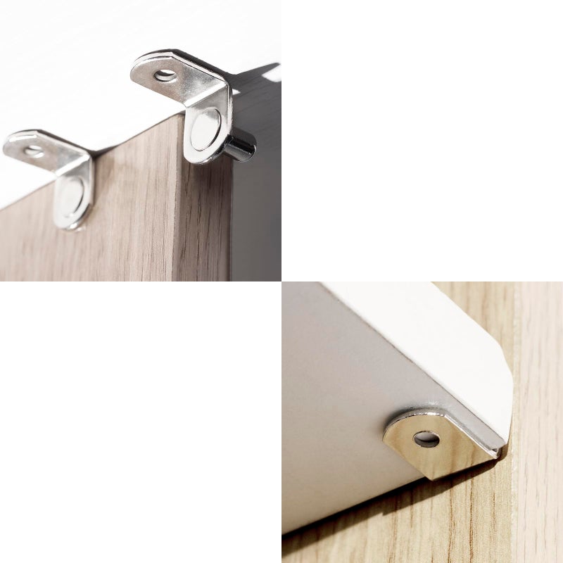 SDTWZW 5mm Shelf Pegs L-Shaped Cabinet Support Pins Bracket Style Clips for Bookcase Kitchen Closet Shelves Holders,16 PCS Nickel Plated Silver - Image 5