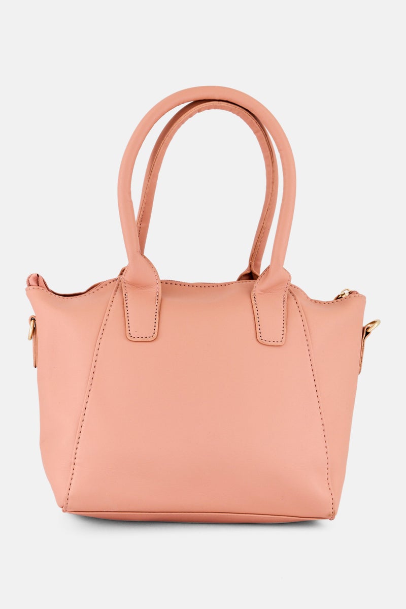 Lavie حقيبة يد بشعار ماركة نسائية، وردي فاتح - Image 3