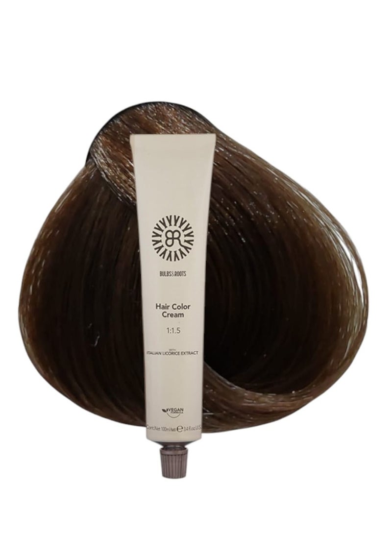 بي ار صبغه BR الايطاليه نباتيه 100%  للتلوين الشعر رقم 6.3   100 ملليلتر - Image 1