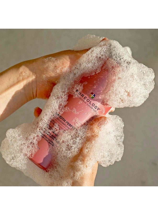 بيورولوجي شامبو بيورولوجي سموث بيرفيكشن | للشعر المجعد والمصبوغ | يُنعم الشعر ويتحكم في التجعد | خالٍ من الكبريتات | نباتي | عبوة مُحدثة | 9 أونصة سائلة | - Image 5