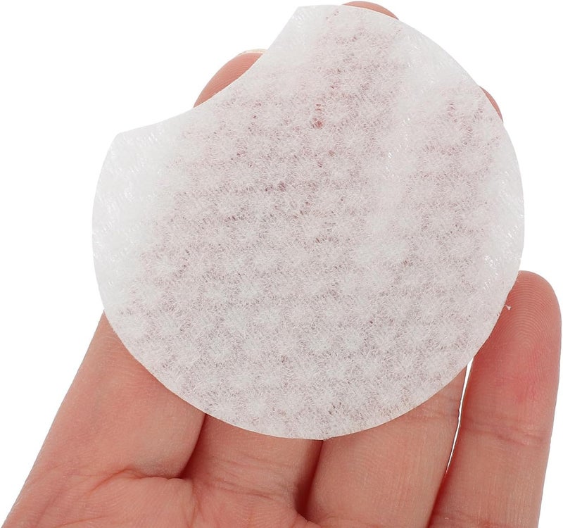 600pcs Half-Moon Cotton Pads, Thickened Non-Woven Face Makeup Remover Pads, Skin-Friendly Facial Cleaning Rounds for Travel and Daily Use - Image 4