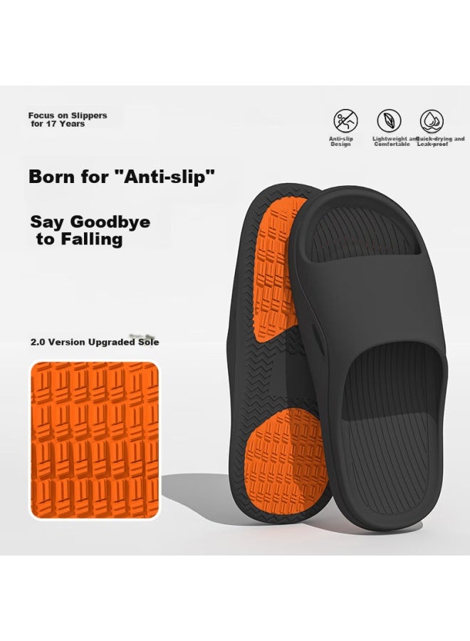 Tzldn Non-slip Elderly Slippers Anti-fall Men's Indoor Home Bathroom Shower Sandals For Seniors And Pregnant Women All-season - Image 1
