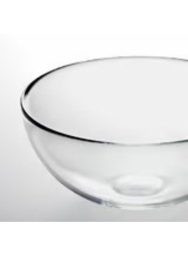 Serving bowl clear glass 20 cm - Image 2