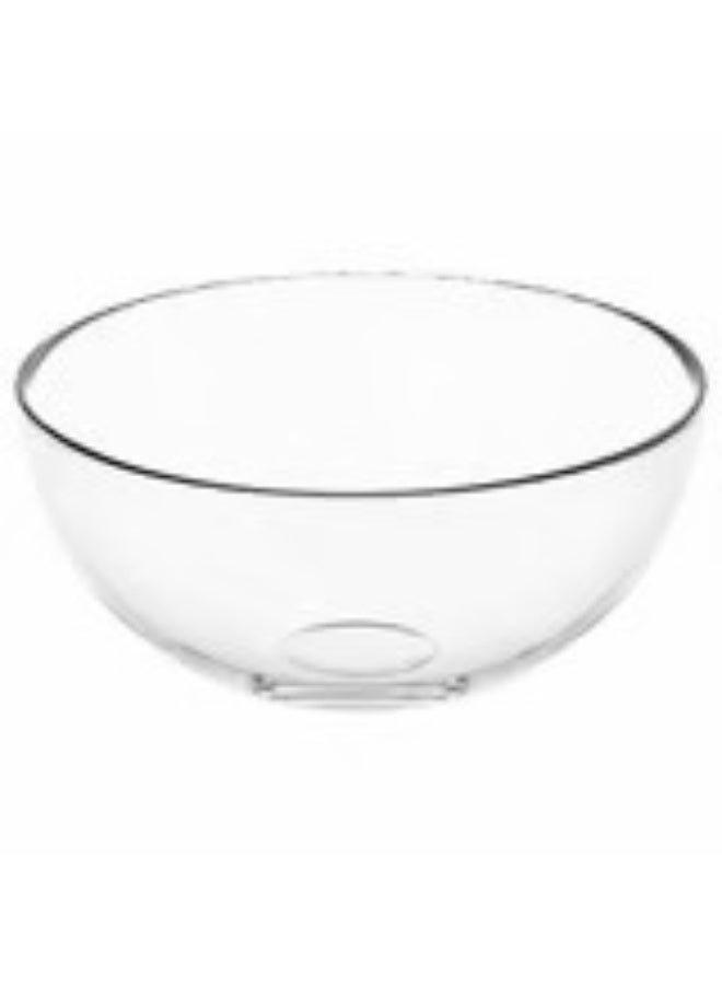Serving bowl clear glass 20 cm - Image 1