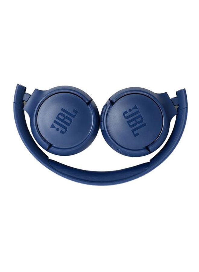 JBL Tune 500BT Wireless On-Ear Headphones with Mic Blue - Image 5