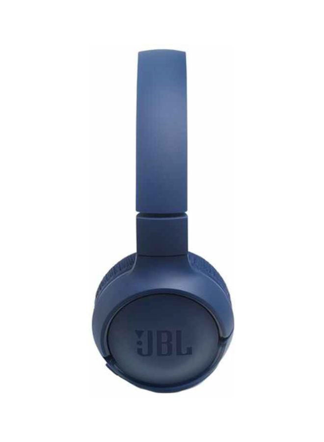 JBL Tune 500BT Wireless On-Ear Headphones with Mic Blue - Image 3