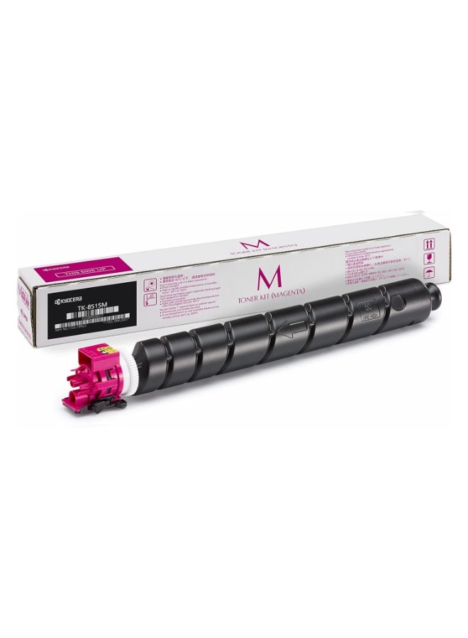 Kyocera Original TK-8515 Magenta Toner Cartridge — Compatible with TASKalfa 5052ci, 5053ci, 6052ci, 6053ci