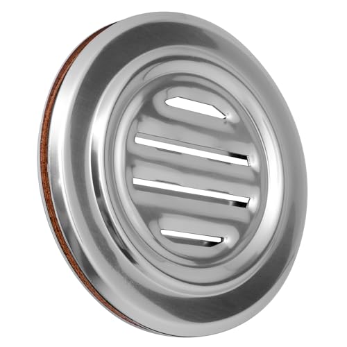 CRL Bright Anodized Finish Aluminum No-Draft Speak-Thru - Image 1