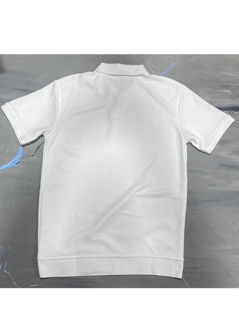 ALANAQA Men's polo T-shirt, V neck - Image 2