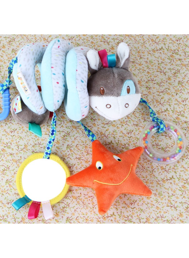 AIPINQI Year Old Cartoon Animal Bed Winding Toy Early Education Stroller Pendant Baby Multifunctional Bed Winding - Image 2