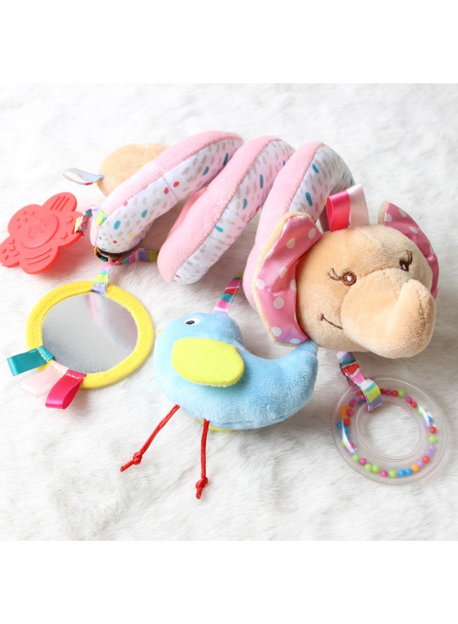 AIPINQI Year Old Cartoon Animal Bed Winding Toy Early Education Stroller Pendant Baby Multifunctional Bed Winding - Image 5