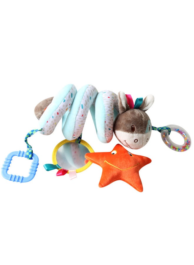 AIPINQI Year Old Cartoon Animal Bed Winding Toy Early Education Stroller Pendant Baby Multifunctional Bed Winding - Image 1