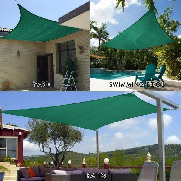 Essoti Multi Purpose Shade/Agro/Green Net - 75% Sun Block With Niwar Stitched - High Density 125 GSM (8 X 5 FT) - Image 4