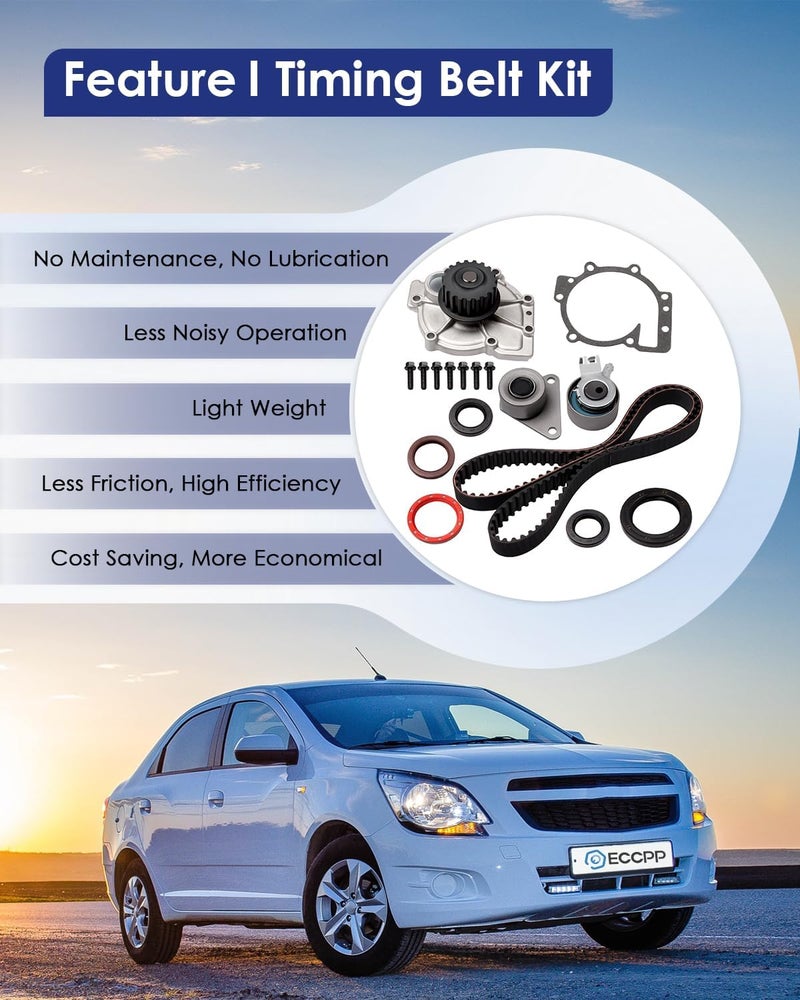 ECCPP Timing Belt Water Pump Kit for Volvo C70 S40 S60 S70 S80 V40 V70 XC70 XC90 - Image 4