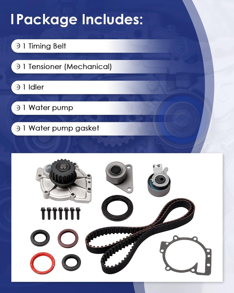 ECCPP Timing Belt Water Pump Kit for Volvo C70 S40 S60 S70 S80 V40 V70 XC70 XC90 - Image 5