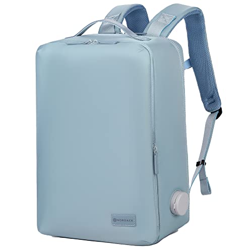 Nordace Laval Smart Business Travel Backpack with USB Charging Port Water Resistant Professional Laptop Backpack for Work Meetings and Daily Commute 156 Inch Sky Blue - Image 1