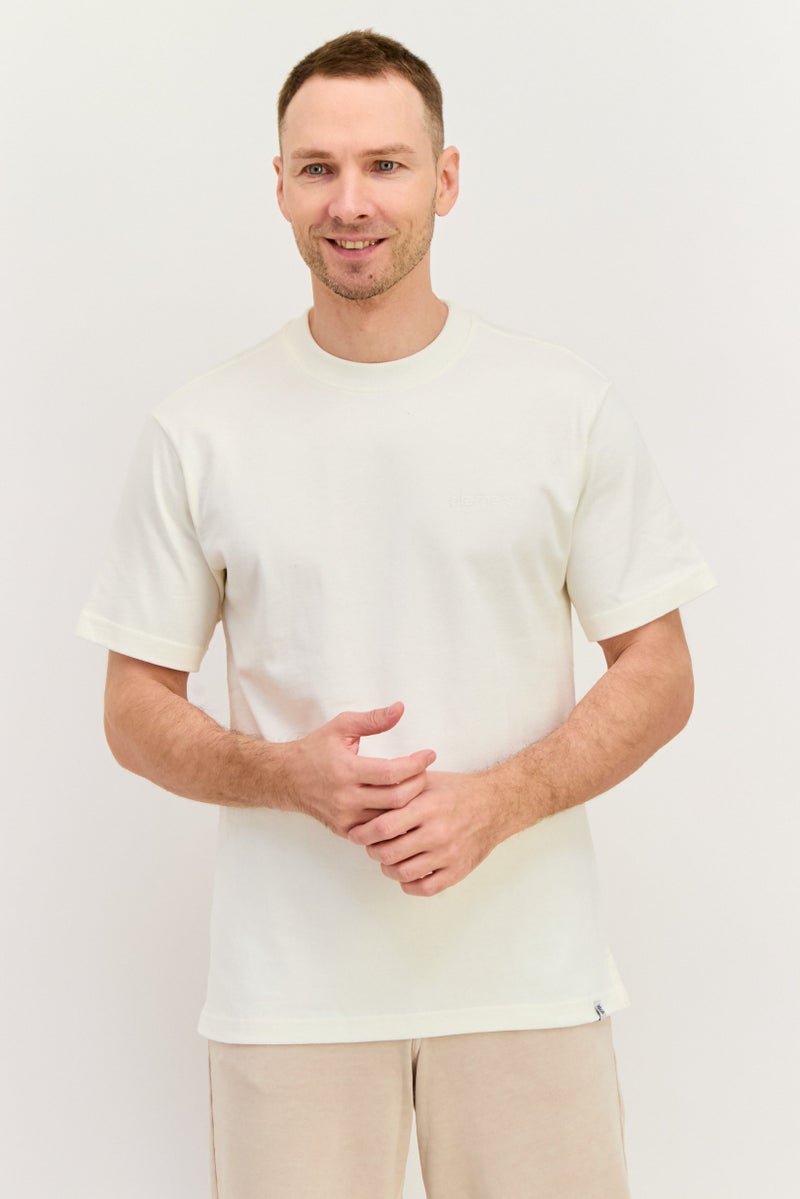 Element Men Sportswear Fit Short Sleeve Outdoor T Shirt, Off White - Image 1