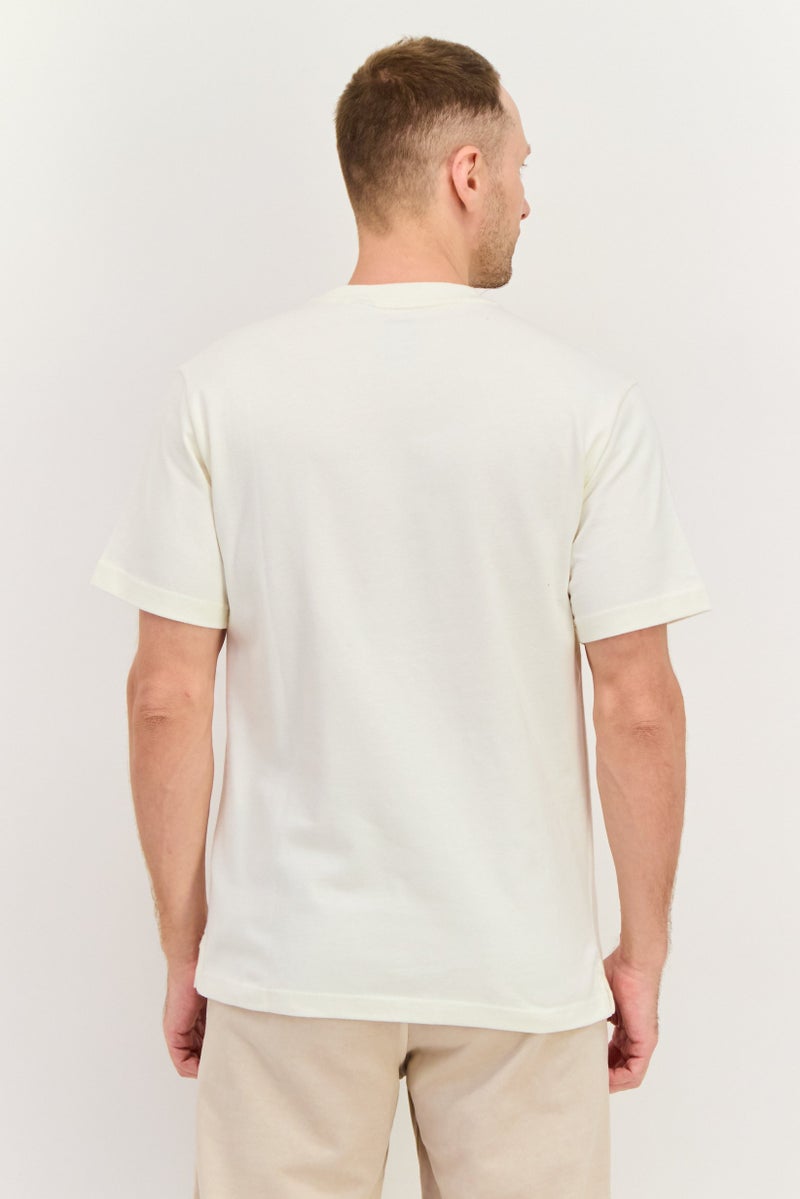 Element Men Sportswear Fit Short Sleeve Outdoor T Shirt, Off White - Image 3