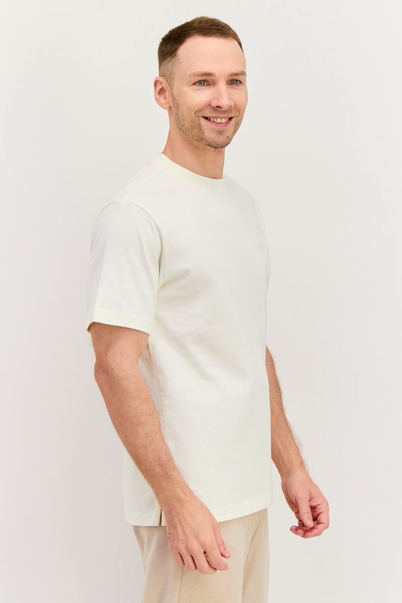 Element Men Sportswear Fit Short Sleeve Outdoor T Shirt, Off White - Image 2