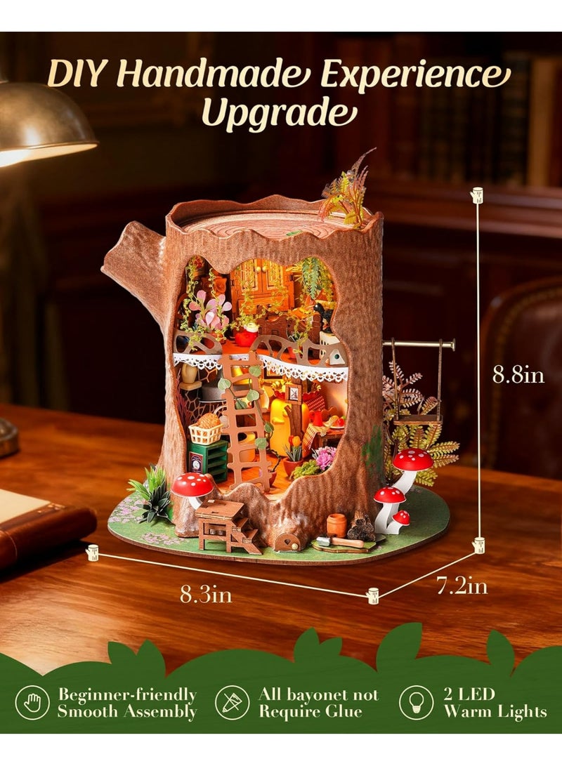 ROBOTIME Rolife Fairytale Tree House DIY Miniature House DG179 - Image 4